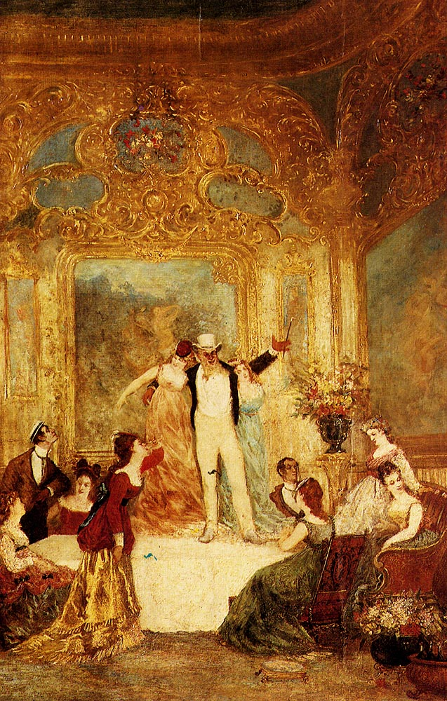 Public Domain — A gilded Second Empire salon, the setting La Païva built her fortune in. A young Auguste Rodin worked as a hired craftsman on her Champs-Élysées mansion before anyone knew his name.