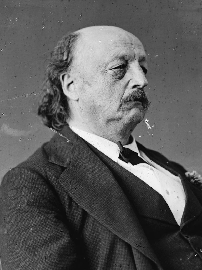 Library of Congress. Benjamin F. Butler, the congressman paid 1,000 shares to push a mining act through Congress legislation that let the company buy land beneath a fake diamond field.