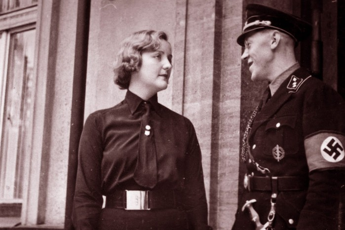 Unity Mitford, Deborah's sister, in Germany during her years in Hitler's inner circle. She shot herself the day war broke out.