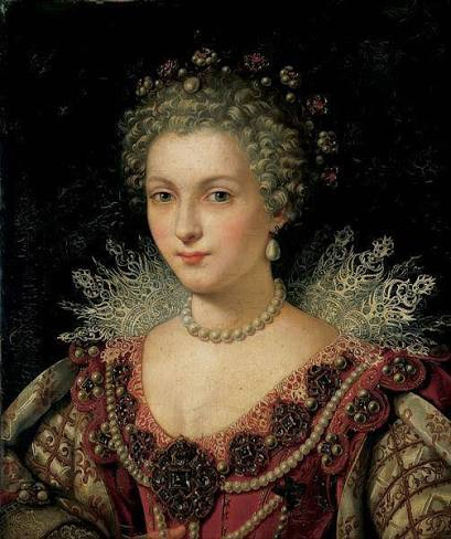 Gabrielle d'Estrées leaves by barge for Paris, weeping as she says goodbye to Henri. Three days later, she was dead.