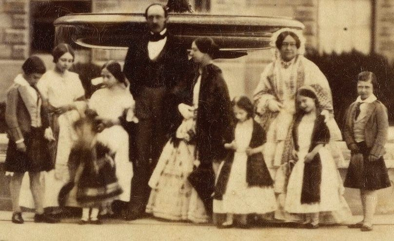 Royal Collection Trust | The Duchess of Kent photographed with Queen Victoria, Prince Albert, and her grandchildren in 1854, years after mother and daughter finally made peace.