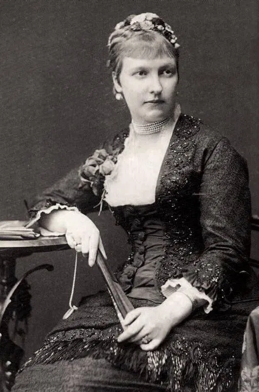 Princess Stéphanie of Belgium, c. early 1880s. Newly married to Crown Prince Rudolf, she was not yet 20. The marriage had already started to fall apart.