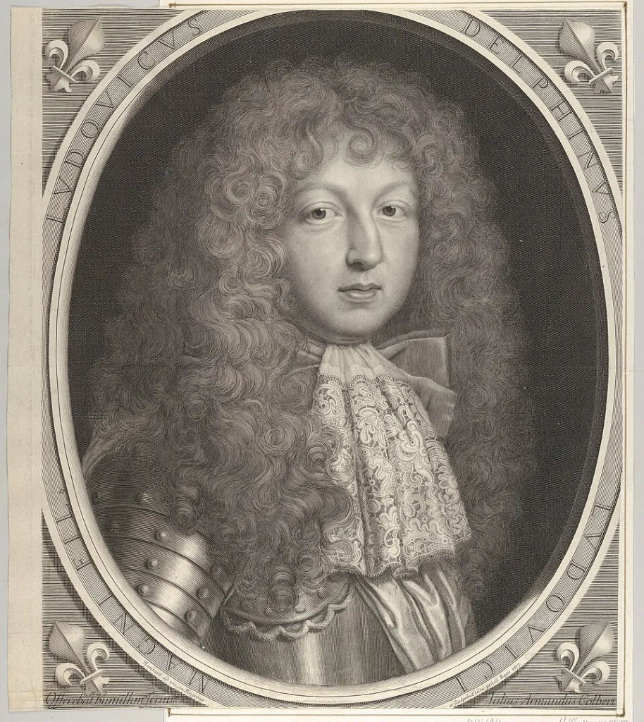 Louis, Grand Dauphin of France, c. 1670s. The nun at Moret heard him hunting outside her walls and called him her brother. Nobody corrected her.