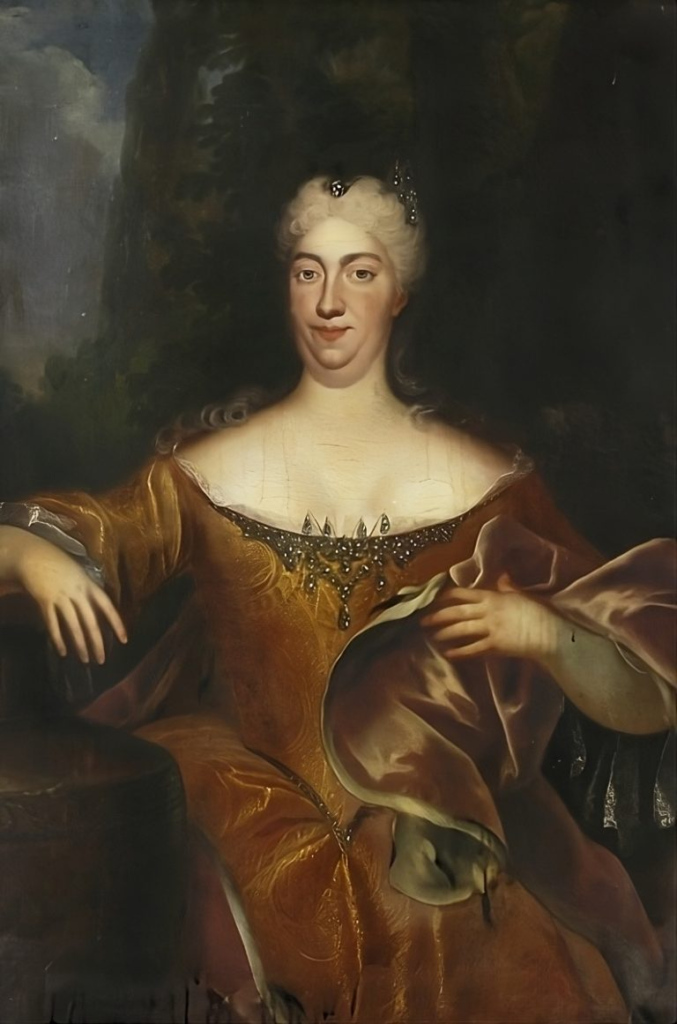 Schwarzenberg Family Collection. Eleonore von Schwarzenberg, painted in health — decades before cervical cancer reduced her to the pale, curtained figure who would inspire Bohemia's vampire legends.