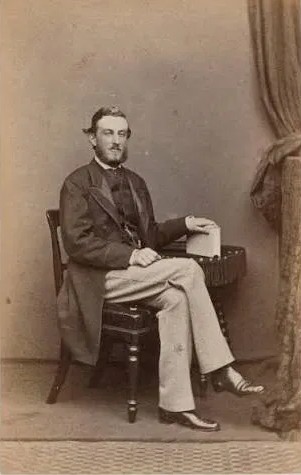 Aubrey de Vere Beauclerk, the married Irish aristocrat who eloped with Catherine to America in 1862, triggering one of the decade's most notorious divorce cases.