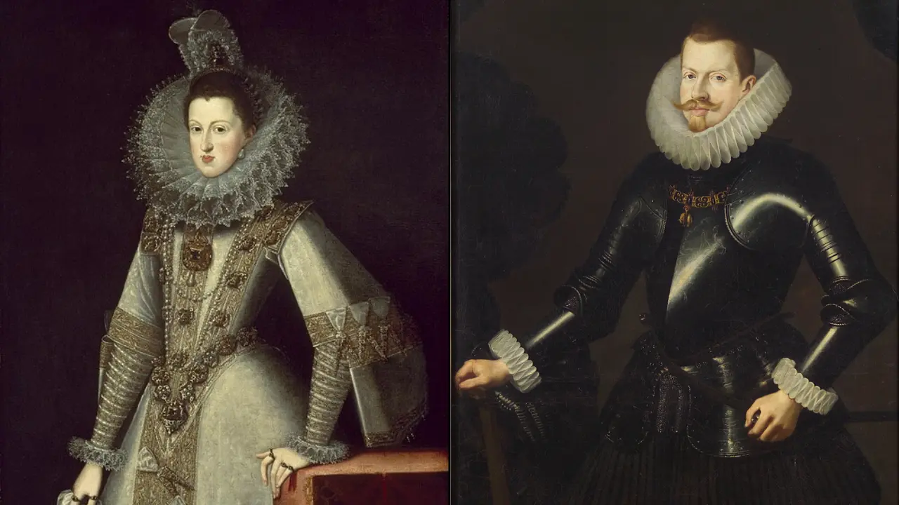 Margaret of Austria wed Philip III of Spain in April 1599, became the nominal ruler of a global empire, and died in childbirth eleven days after bearing her eighth child.