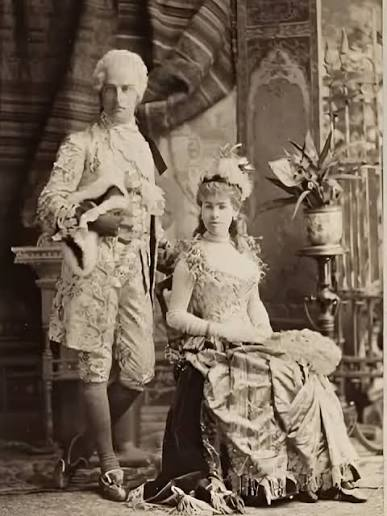 Alice Claypoole Gwynne and Cornelius Vanderbilt II. They married in 1867 and built two of the most famous mansions in American history.
