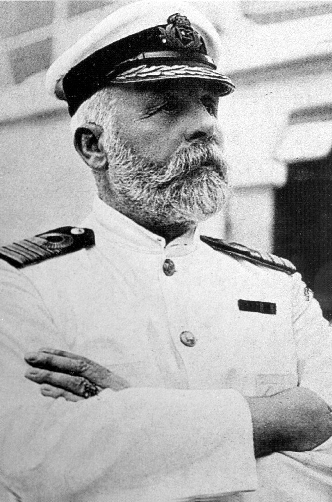 Public Domain Captain Edward J. Smith, White Star Line's most celebrated captain, photographed before his final voyage aboard the RMS Titanic in April 1912.