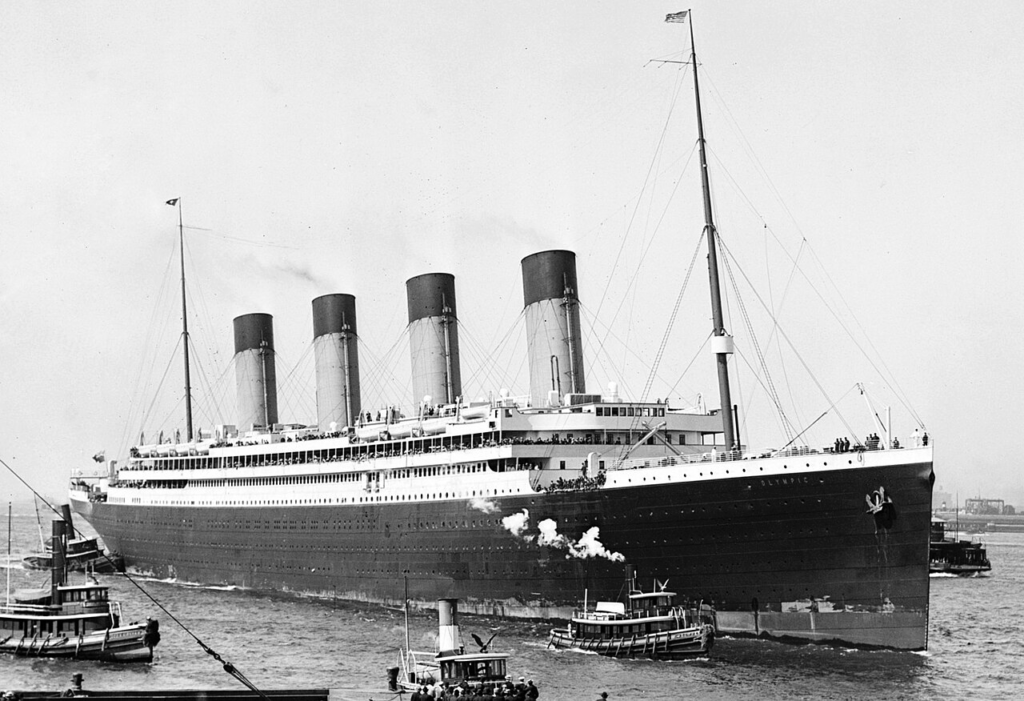 Public Domain The RMS Olympic, sister ship to the Titanic, was the largest vessel in the world when she launched in 1911 and was captained by Edward J. Smith.