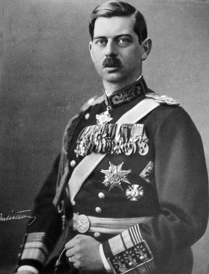 Crown Prince Carol of Romania, believed to depict Marie's eldest son, who would later renounce the throne, then seize it back, and shut his mother out entirely.