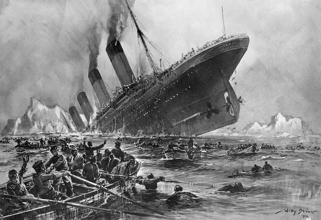 Public Domain Titanic survivors aboard the Carpathia, April 15, 1912. Their accounts of Captain Smith's final hours could never be reconciled with each other.