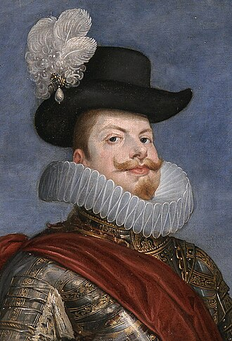 Philip III of Spain, in a portrait attributed to Peter Paul Rubens, circa early seventeenth century.