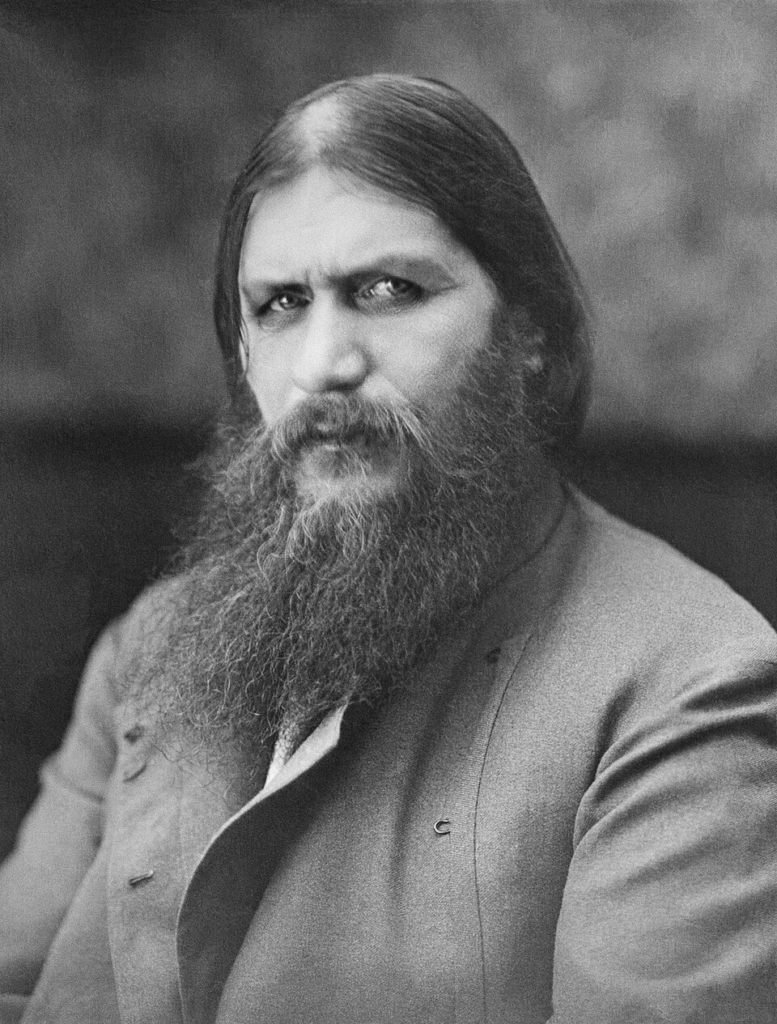 Grigori Rasputin, photographed circa 1910, at the height of his rise through Russian imperial society.