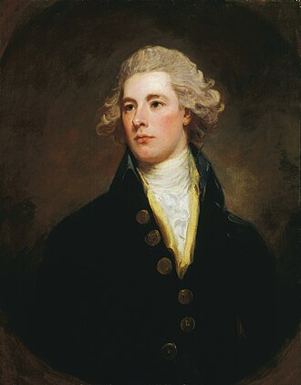 William Pitt the Younger, the Tory leader whose 1784 election campaign turned the press against Georgiana Cavendish and forced her temporary withdrawal from political life.
