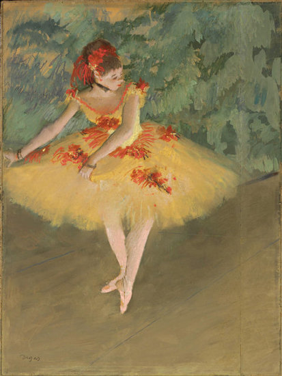 A Degas pastel stolen from Huguette Clark's apartment while she lived secretly in hospital. It was recovered decades later and donated to a museum.