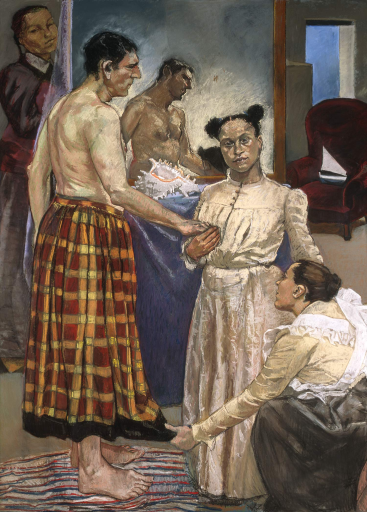 Centro de Arte Moderna, Calouste Gulbenkian Foundation, Lisbon "Could It Be Me, Mother?" by Portuguese artist Paulo Pascoal, from the modern art collection in Lisbon.