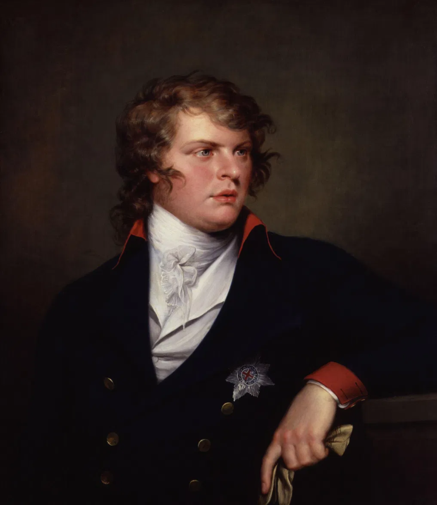 Prince Augustus Frederick, Duke of Sussex, sixth son of King George III. He died in 1843, nine years before Laura Bell's 1852 marriage to Augustus Frederick Thistlethwayte.