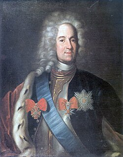 Prince Alexander Menshikov, Peter the Great's closest ally. He introduced Catherine to the Tsar and later engineered her rise to Empress after Peter's death.