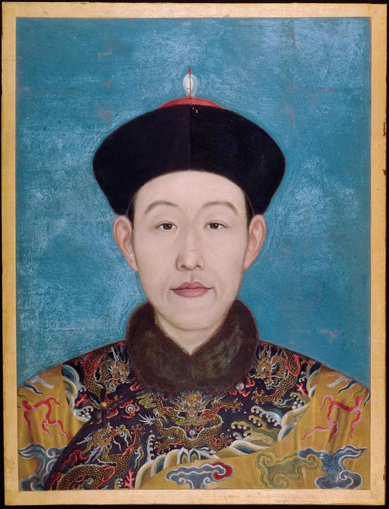 USC Exhibiting Historical Art / Giuseppe Castiglione. A portrait of the Qianlong Emperor, husband of Empress Nara, who ruled China from 1735 to 1796.