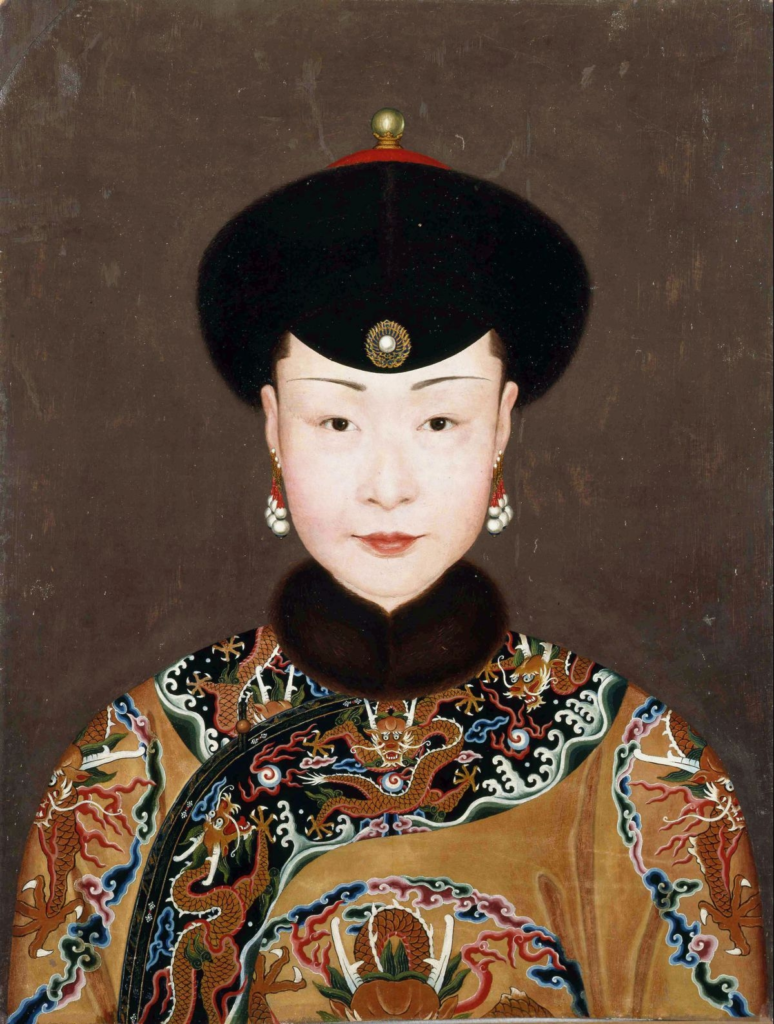 Wikipedia. A portrait painted in 1750, purported to show Empress Nara. No confirmed image of her survives; the Emperor is believed to have destroyed them all.