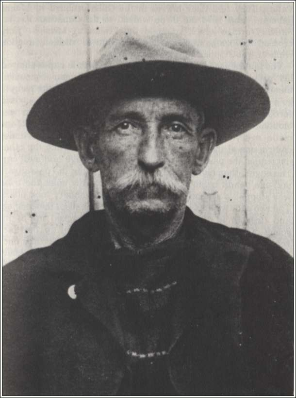 Mary Spencer Bill Miner photographed after his 1906 arrest in Kamloops, aged 59, following decades in and out of San Quentin Prison.