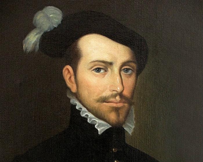 A portrait believed to depict Martín Cortés, son of Hernán Cortés and La Malinche, born 1522, and one of the earliest documented mestizos in New Spain.