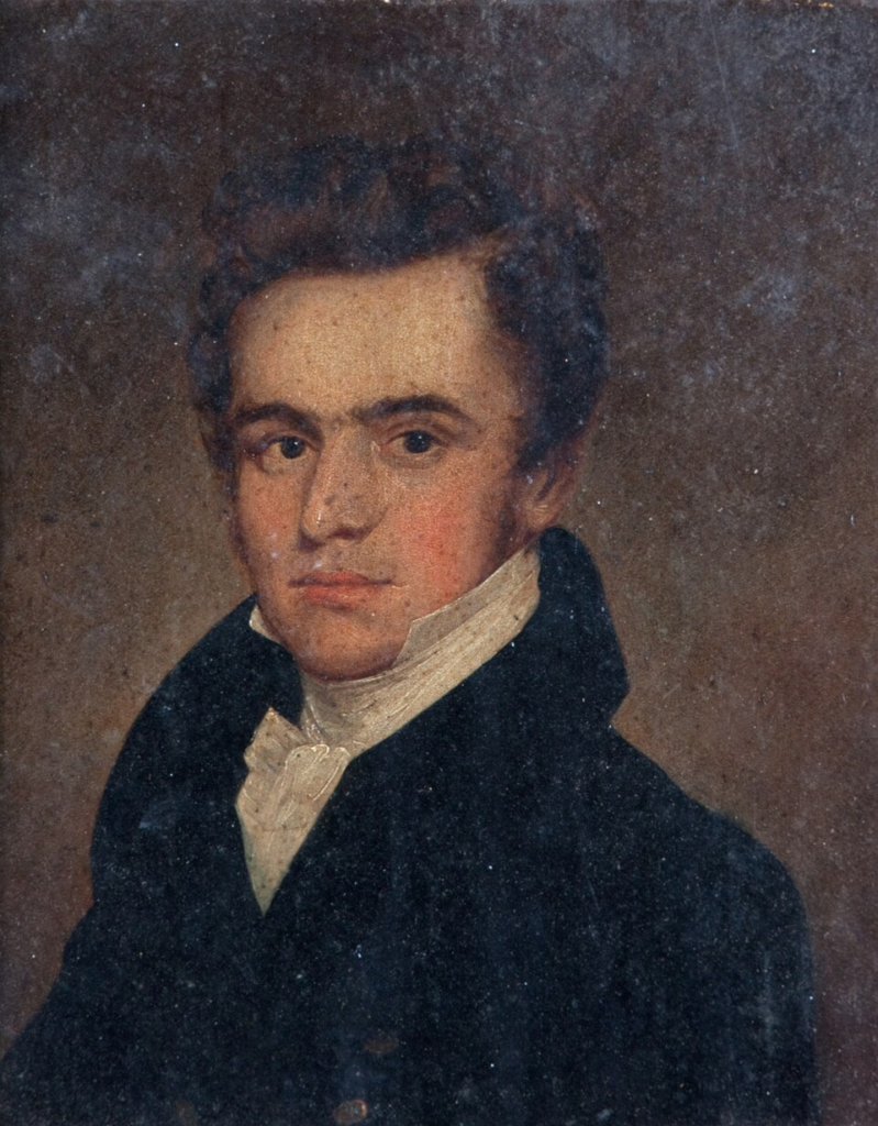 Dr. William Price, painted in 1822 during his time as a medical student in London, aged 22.