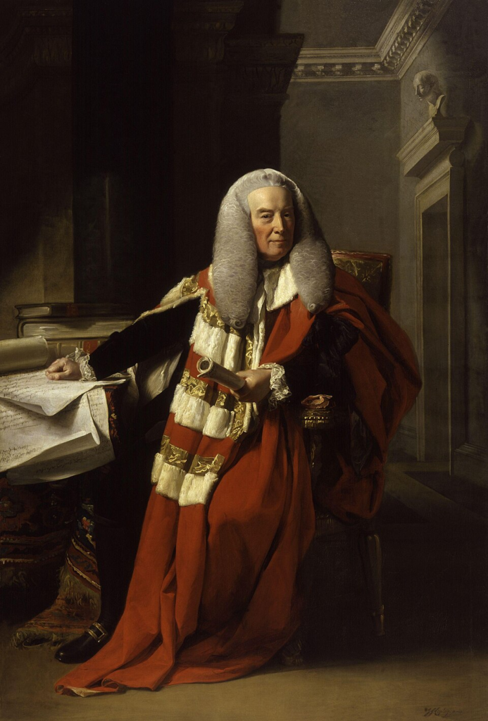 William Murray, 1st Earl of Mansfield, Lord Chief Justice of England, who raised Dido Elizabeth Belle at Kenwood House for thirty years.